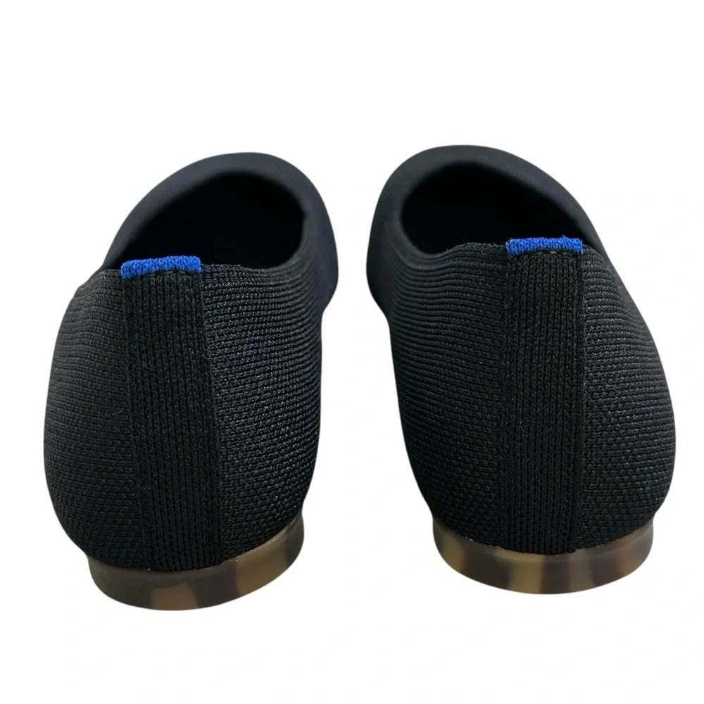 Rothy’s 8.5 Black The Max Square Flats - Picture 6 of 11